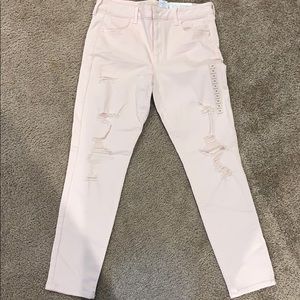 American eagle skinny crop jeans